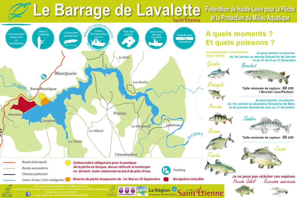 Pêche au barrage de Lavalette